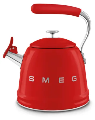Produktbild von 2,3-liter-wasserkocher mit roter pfeife Smeg WKF01RD