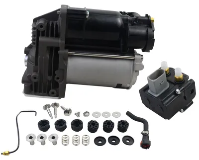 Produktbild von Luftfederungskompressor - Pumpe mit Ventilblock - Für X5 E70, X6 E71/E72 - OEM 37206789938, 37206799419, 37206859714, 37226775479