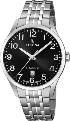 Produktbild von Festina Herrenuhr F20466/3 Schwarz Silber (Ø 40 mm)