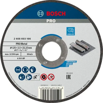 Produktbild von PRO Metal Trennscheibe, 125 x 2.5 x 22.23 mm, gerade