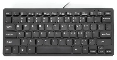Imagen del producto de Sxhlseller - Teclado portátil de 78 teclas, conexión USB plug-and-play, silencioso, resistente al agua, ideal para juegos, adecuado para ordenadores de escritorio, portátiles y uso en el hogar u oficina ()