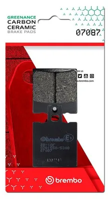 Obrázok produktu pre BREMBO CC 07087CC organické brzdové doštičky pár pre APRILIA Leonardo