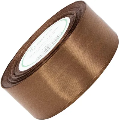 Obrázok produktu pre Čokoládová saténová stuha 38 mm - 32mb