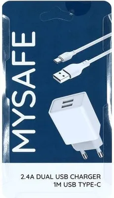 Immagine prodotto di Caricatore MySafe Ch24A con Cavo Tipo C - Bianco KP26676