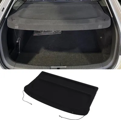 Image de Cache-Bagages Pour Volkswagen Taos 2022-2024 Étagère De Coffre Étagère De Chargement De Coffre Écran De Tonneau Étagère De Confidentialité De Tonneau Noir