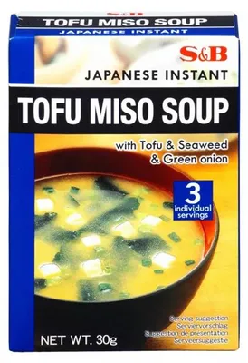 Zdjęcie produktu dla S&B Japońska Zupa Miso z Tofu Instant 30g