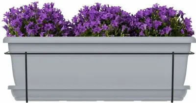 Immagine prodotto di Fioriera da giardino ID Grigio 50 cm