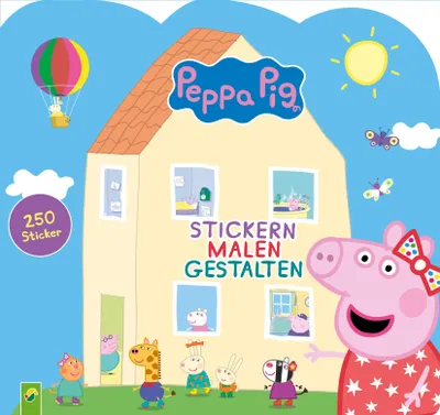 Produktbild von Peppa Pig Stickern Malen Gestalten