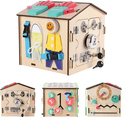 Produktbild von Ryosee Montessori Spielzeug Busy Board Lernen Sortierspiel Magnete Kinder lernspiele