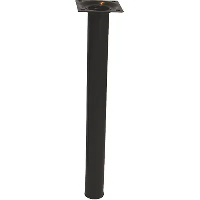 Produktbild von STAHLROHRFUSS Stahlrohrfuß / Möbelfuß Tischbein 12 1020 01 Rund Schw. 200mm