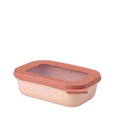 Produktbild von Mepal - Cirqula Vorratsdose Multi Schüssel & Schalen Rechteckig - Aufbewahrungsbox & Frischhaltedosen mit Deckel - 500 ml - Nordic Blush