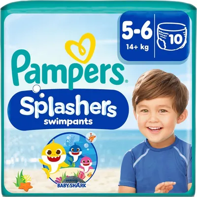 Produktbild von Pampers Schwimmwindeln Splashers Größe 5 - 6 Tragepack 10 Stück
