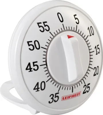 Image de LEIFHEIT Kurzzeitmesser Signature analog Ø6,2cm weiß