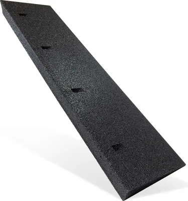 Produktbild von Autorampe Gummi schwarz I Breite: 100cm I Höhe: 70mm I Rollstuhlrampe Gummikeil