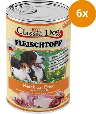 Produktbild von Classic Dog Fleischtopf Ente 400g