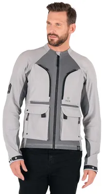 Imagen del producto de Chaqueta protectora para motocicletas Knox Tor, color gris, talla XL