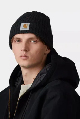 Immagine prodotto di Carhartt WIP Berretto Anglistic nero maculato.