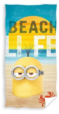 Produktbild von Strandbadetuch 70x140 Minions