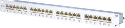 Obrázok produktu pre Metz Connect 24-portový panel E-DAT C6 TN E-DAT C6 MP24 130855-E-90