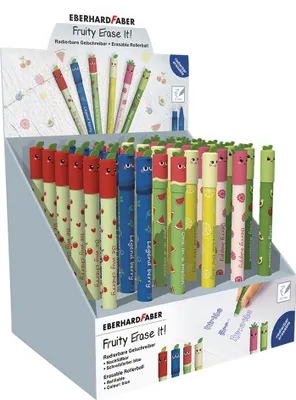 Produktbild von EBERHARD FABER Gelschreiber Fruity Erase it! 36er Display