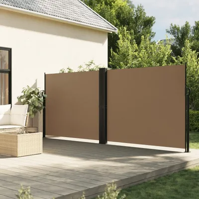Obrázek produktu pro 2025 Moderní boční markýza Výsuvná Taupe 160x1000 cm - Slunečníky,Design 2788746 1ks