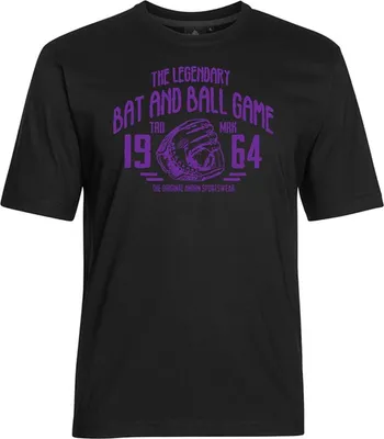 Produktbild von Übergrößen T-Shirt Legandary Ball Game lila AHORN SPORTSWEAR Schwarz 10XL