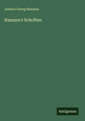 Produktbild von Hamann's Schriften