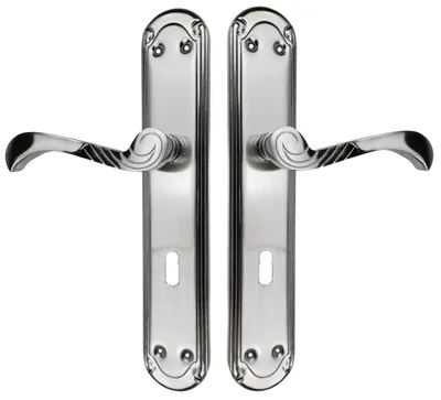Obrázek produktu pro Marmex Casablanca Dveřní klika 90 mm klíč nikl satyna