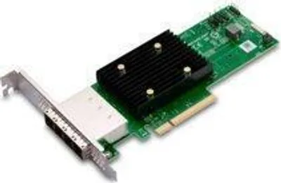Obrázek produktu pro Broadcom HBA 9500-16e, PCIe, SAS, Plná výška / nízký profil, Černá, Zelená, Metalická, 5000000 h, Australia/New Zealand (AS/NZS CISPR 22), Canada ICES-003 Class B, CE Europe (EN55022/EN55024),...