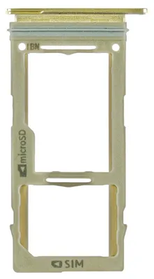 Produktbild von Samsung Galaxy S10e (SM-G970F) Sim Karten Halter Tray Fach (yellow), Gelb