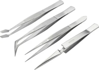 Immagine prodotto di Basetech BT-2108046 Set di pinzette 4 pezzi