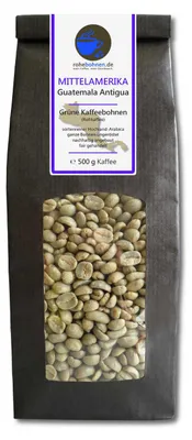 Obrázok produktu pre Surová káva Arabica Guatemala Antigua 500 g