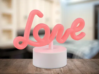 Produktbild von Deko Tischleuchte AMOR Höhe 14cm