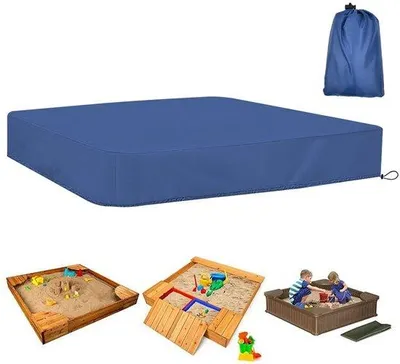 Obrázok produktu pre Nepremokavá plachta na stan – 125 x 125 cm – modrá – 210D Oxford