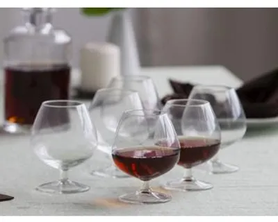 Zdjęcie produktu dla Kieliszek do koniaku 240ml Diamond komplet 6 sztuk