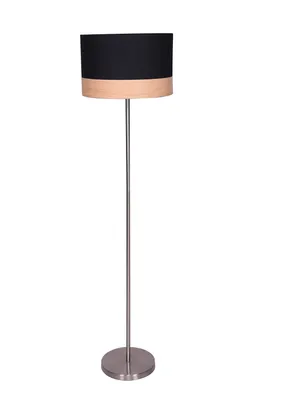 Zdjęcie produktu dla Lampa podłogowa okrągła czarna Ø 38 cm