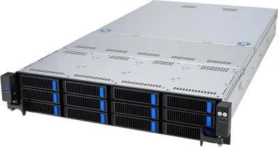 Produktbild von bluechip SERVERline R42319a 2HE Rack, AMD EPYC™ 9015 Prozessor / bis zu 4.10 GHz, 32 GB DDR5, 2 x 960 GB SSD, Avago 9560-8i, TPM-Modul, 2 x Gigabit Ethernet