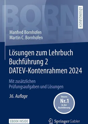 Produktbild von Lösungen zum Lehrbuch Buchführung 2 DATEV-Kontenrahmen 2024