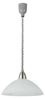 Image de Eglo 87008 Lord 2 Lampe à suspendre Ø 36cm blanc argent nickel mat