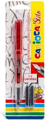 Immagine prodotto di Carioca Stilo penna stilografica Sistema di riempimento della cartuccia Blu, Trasparente 1 pz