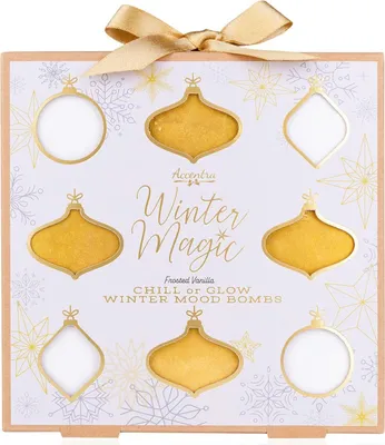 Immagine prodotto di Accentra Winter Magic Frosted Vanilla Chill or Glow Winter Mood Bombs (bombe d'atmosfera invernali)