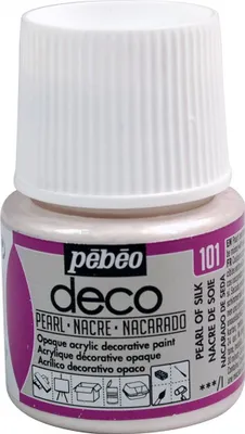Obrázek produktu pro Perleťová krycí akrylová barva - bílá - 45 ml