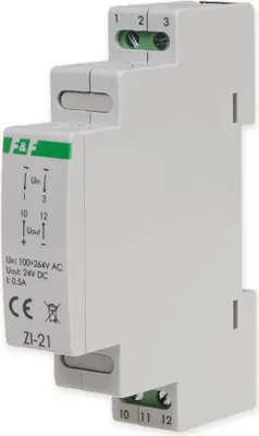 Obrázek produktu pro Spínané napájecí zdroje 230V AC v 24V DC 12W ZI-21 F&F