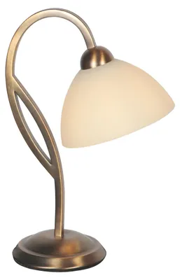 Immagine prodotto di Lampada da tavolo - bronzo - Anthea - vetro metallo - Ø 14cm - E27 - 4329BR - Steinhauer