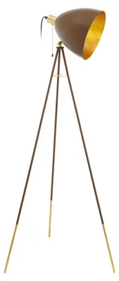 Image de Lampadaire Chester 1 rouille, or