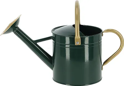 Produktbild von Grüne Gießkanne mit 5 Liter Fassungsvermögen im englischen Design aus Stahl