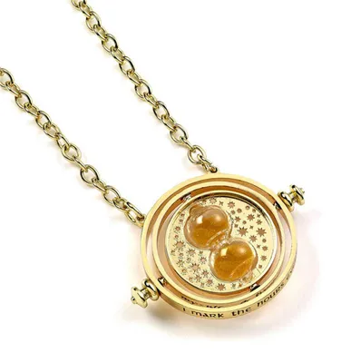Zdjęcie produktu dla Naszyjnik obrotowy Time Turner od The Carat Shop inspirowany Harrym Potterem