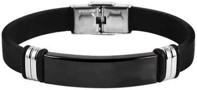 Produktbild von "Lenn", Akzent Echtlederarmband mit Edelstahlgravurplatte