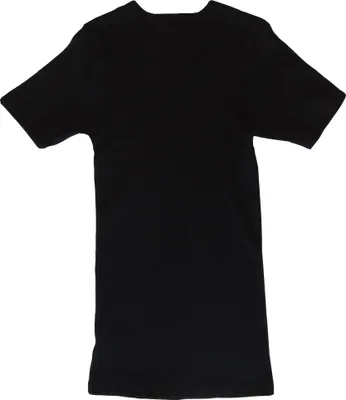 Produktbild von HERMKO 3842 Herren kurzarm Shirt Doppelripp aus Baumwolle, 1/4- Arm Unterhemd, Größe:D 8 = EU XXL, Farbe:schwarz