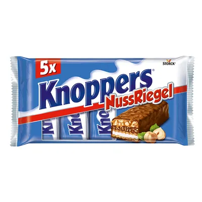 Produktbild von Storck Knoppers Nussriegel mit Haselnüssen und Karamell 200g